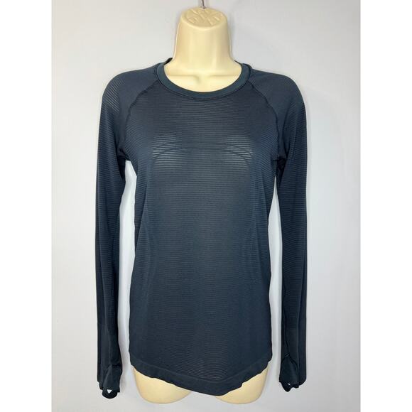 Lululemon Swiftly Speed Long Sleeve Blue Women's 6 Stretch Performance Running - Picture 1 of 11